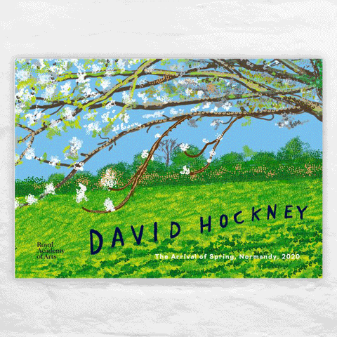 The Arrival of Spring, Normandy, 2020 by David Hockney (hardback)