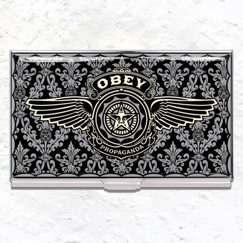 Obey business card case (des. Shepard Fairey)