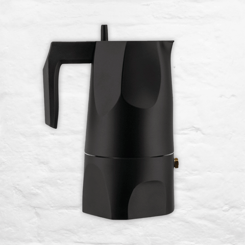 Ossidiana coffee maker - 3 cup - des. Mario Trimarchi, 2014 (made by Alessi)