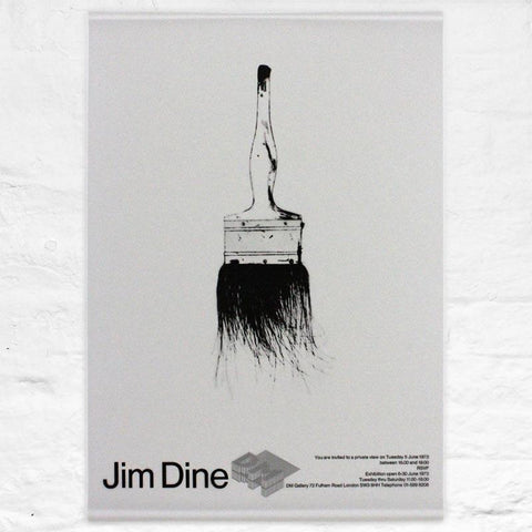 Paintbrush (DM Gallery 1971) poster by Jim Dine