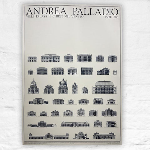 Andrea Palladio Villas, Palaces and Churches of the Veneto poster (Ville, Palazzi e Chiese)