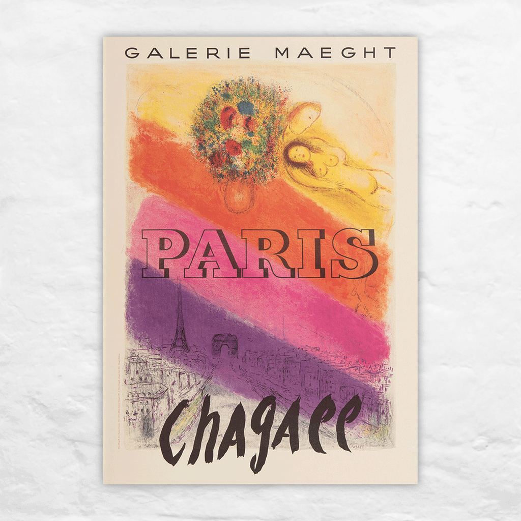 Paris poster by Marc Chagall