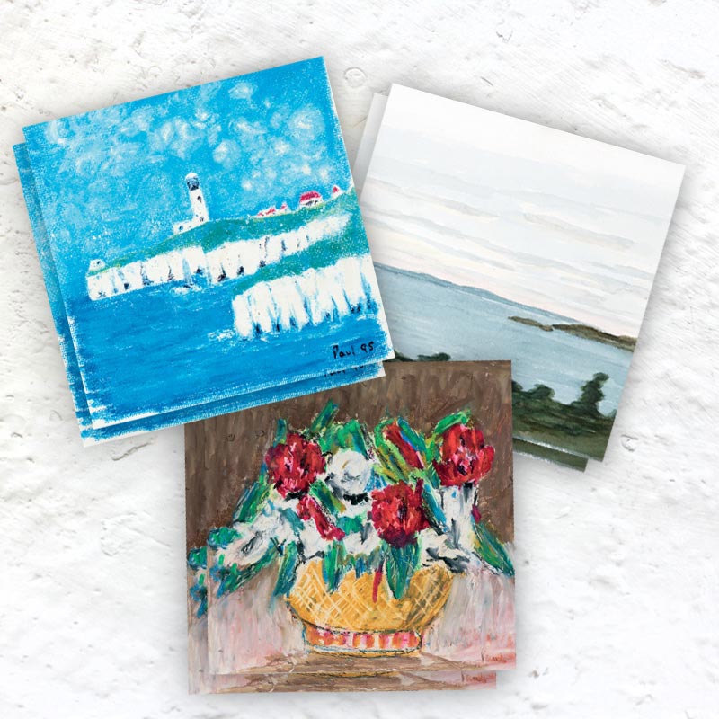 Paul Hockney Greetings Card Collection: Sandgreen, Flowers & Flamborough (6 cards)