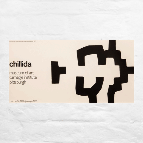 Pittsburgh 1979 poster by Eduardo Chillida