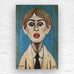 Portrait of a Young Man, 1955 by L.S Lowry - small poster