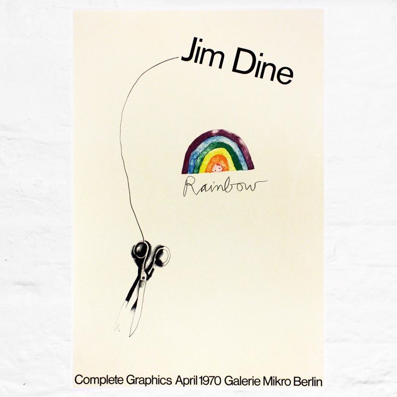 Rainbow Scissors (Gallerie Mikro 1970) poster by Jim Dine