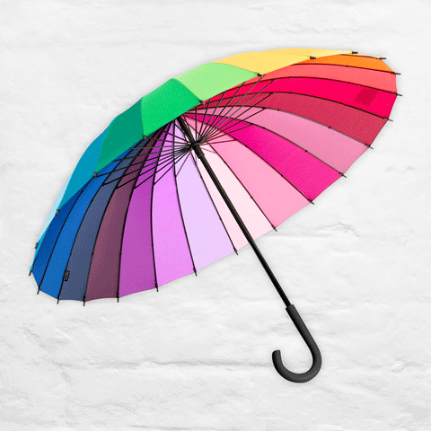 Colour Wheel umbrella by MoMA