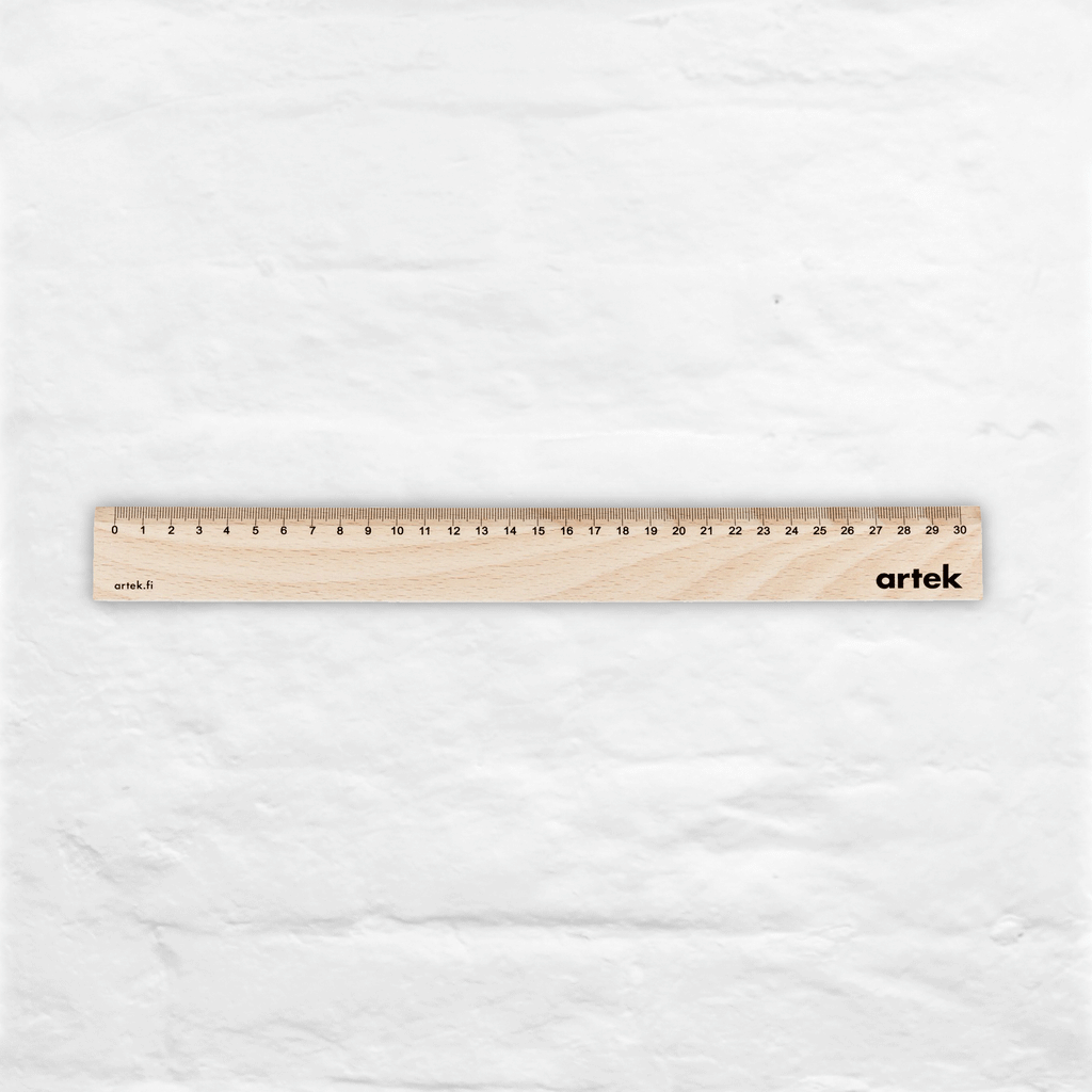 Beech Ruler, 30cm by Artek
