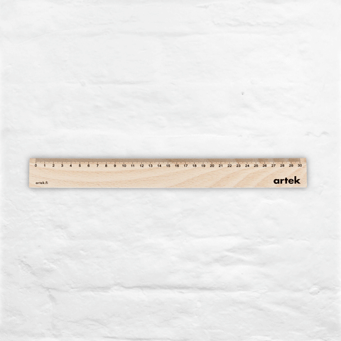 Beech Ruler, 30cm by Artek
