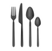 Stella Cutlery Set des. Theresa Rand for blomus (matt black stainless steel, 16 pieces)
