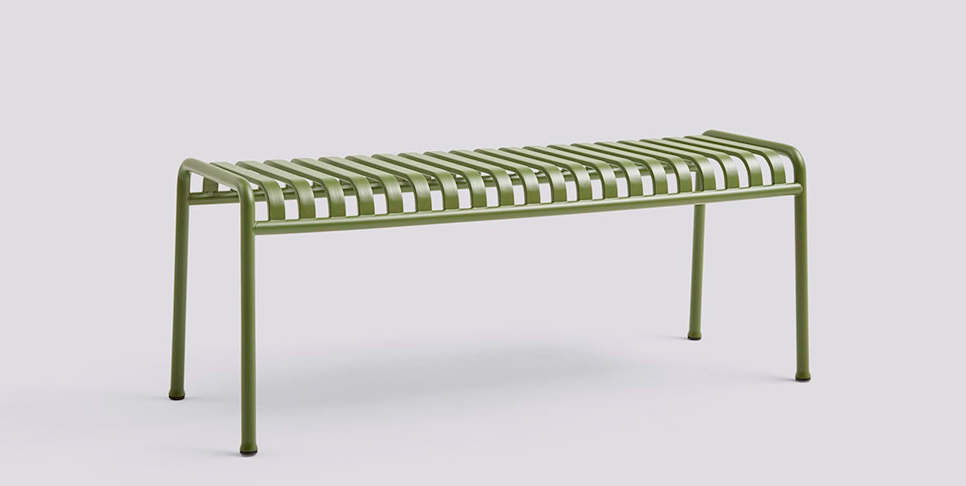 Palissade bench - Olive - des. Ronan & Erwan Bouroullec for Hay, 2016 - Salts Mill Shop