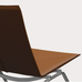 PK22 Lounge Chair - Aura Leather, Walnut - des. Poul Kjærholm, made by Fritz Hansen