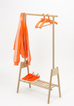 Hang Up Coat Stand - Oak - des. Lincoln Rivers for Wireworks