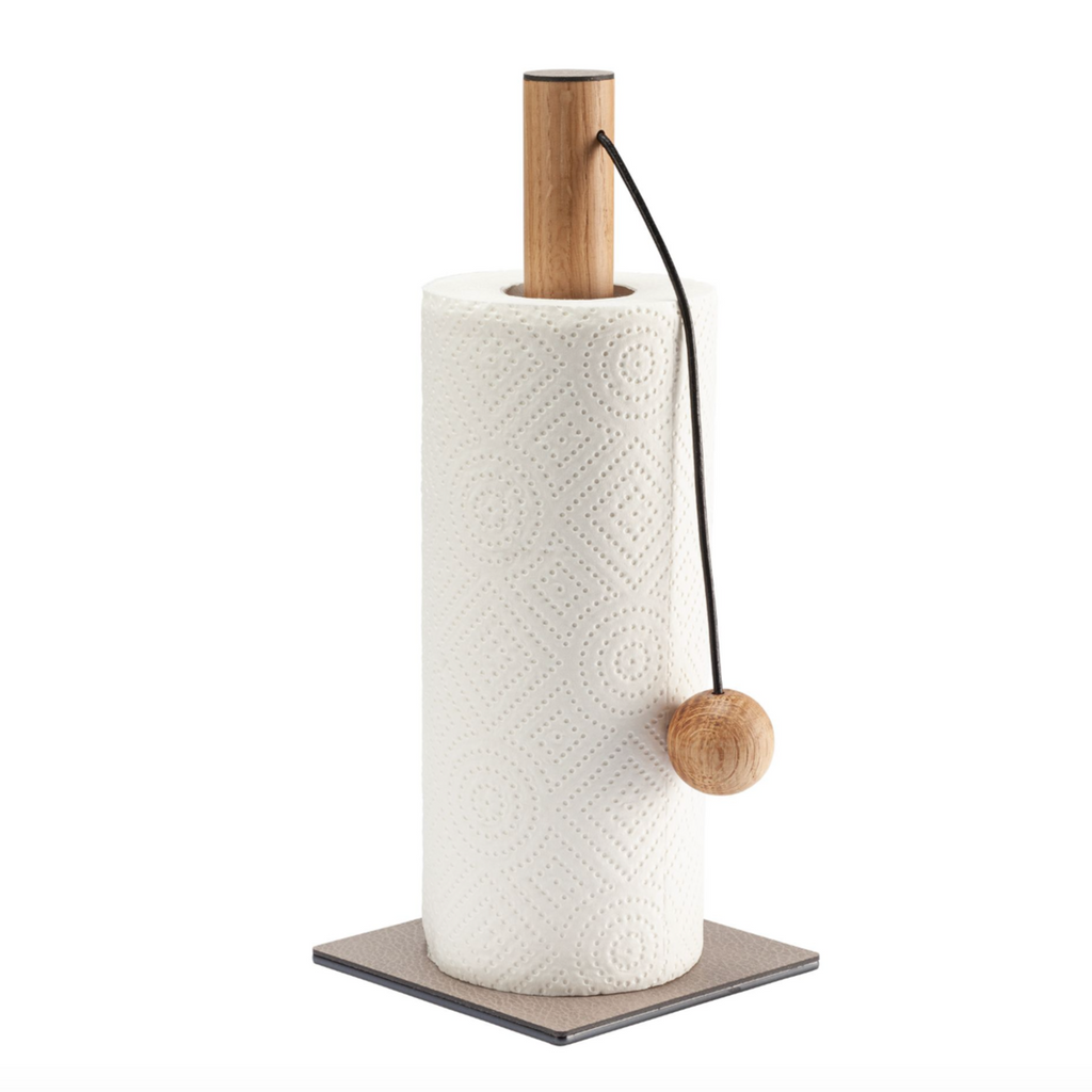 Wooden kitchen paper towel holder sale