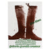 Silhouette Black Boots poster by Jim Dine (Galerie Gerald Cramer, Geneva, 1973)