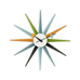 Sunburst wall clock (multicoloured) des. George Nelson, 1948 - 1960 (made by Vitra)