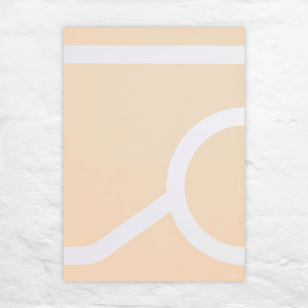 Outline Poster, Tea Trolley 900 by Artek (beige)