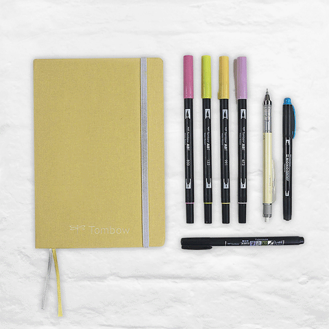 Tombow Creative Journaling Kit (Bright or Pastel)