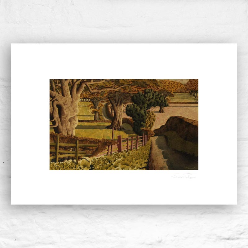 Towards Abbey Hill - Signed Limited Edition Print by Simon Palmer