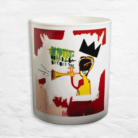 Jean-Michel Basquiat 'Trumpet' scented candle