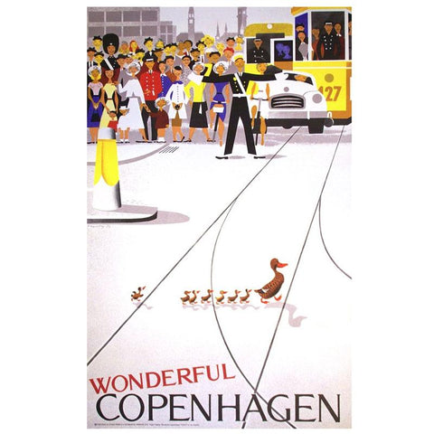 Wonderful Copenhagen Poster by Viggo Vanby
