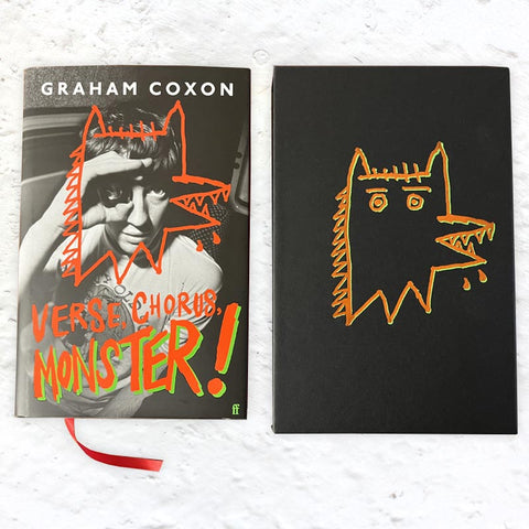 Verse, Chorus, Monster! By Graham Coxon - signed indie edition of 500 copies - hardback in slipcase, with tote bag