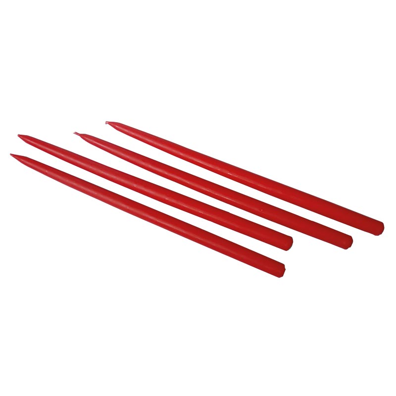 Candles for Gemini candleholder pack of 4 red Salts Mill Shop