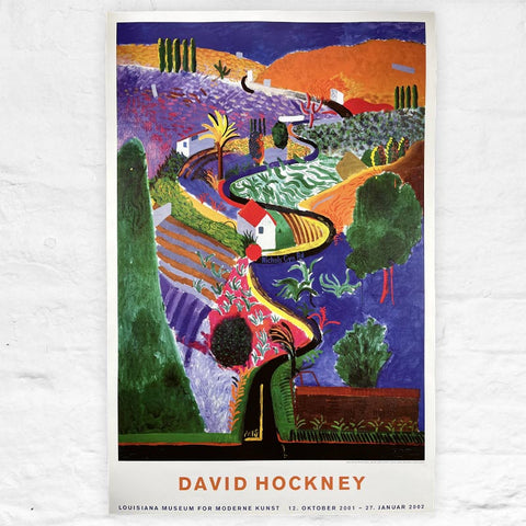 Nichols Canyon poster by David Hockney