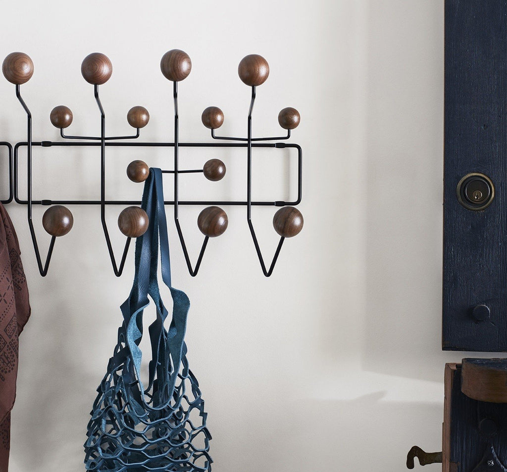 Hang It All Walnut chocolate des. Charles and Ray Eames 1953 Salts Mill Shop