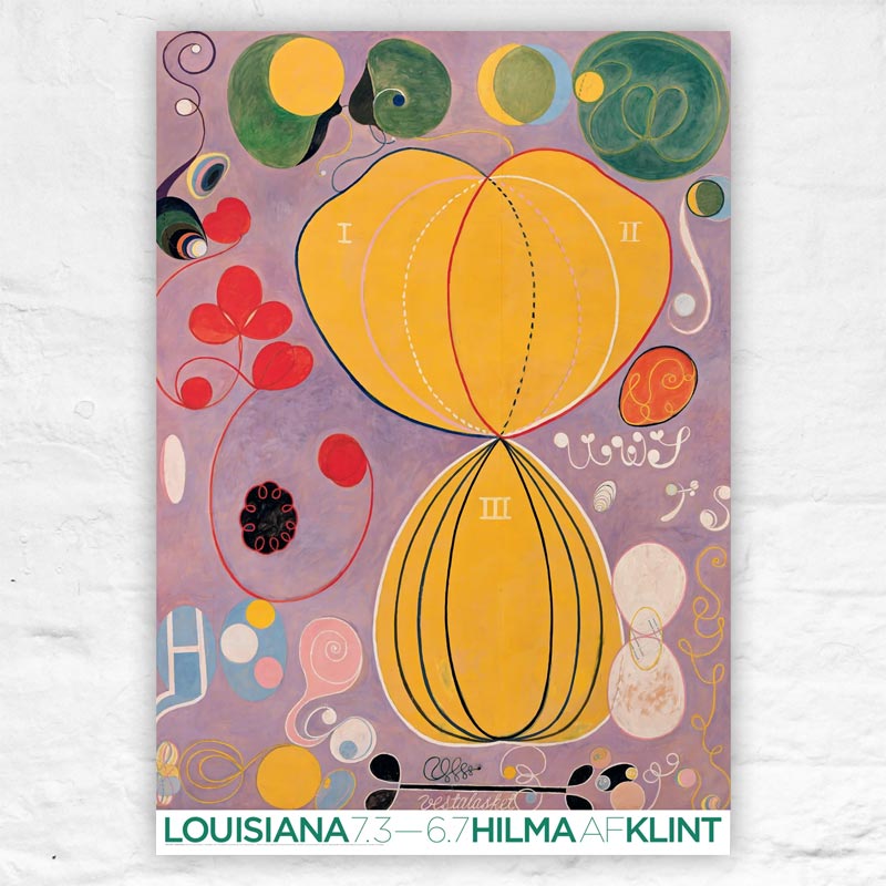 The Age of Manna The Ten Greatest poster by Hilma af Klint - extra lar –  Salts Mill Shop