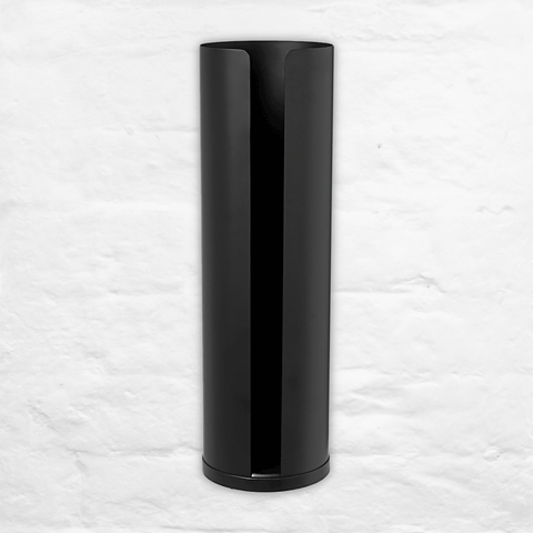 Nexio Toilet roll holder for 4 rolls (black) - des. Floz Industrie for blomus