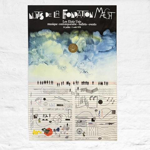 Nuits de la Fondation poster by Saul Steinberg